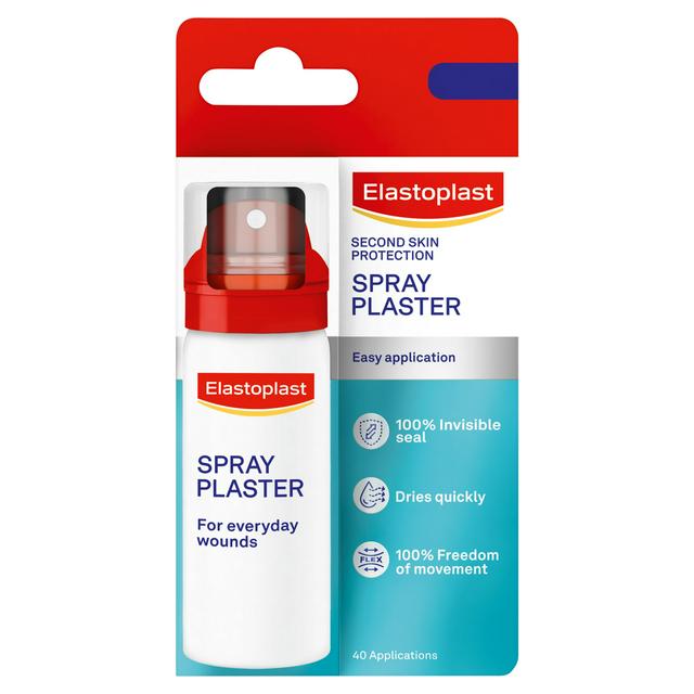 Sainsburys Elastoplast 40ml Second Skin Protection Spray Plaster