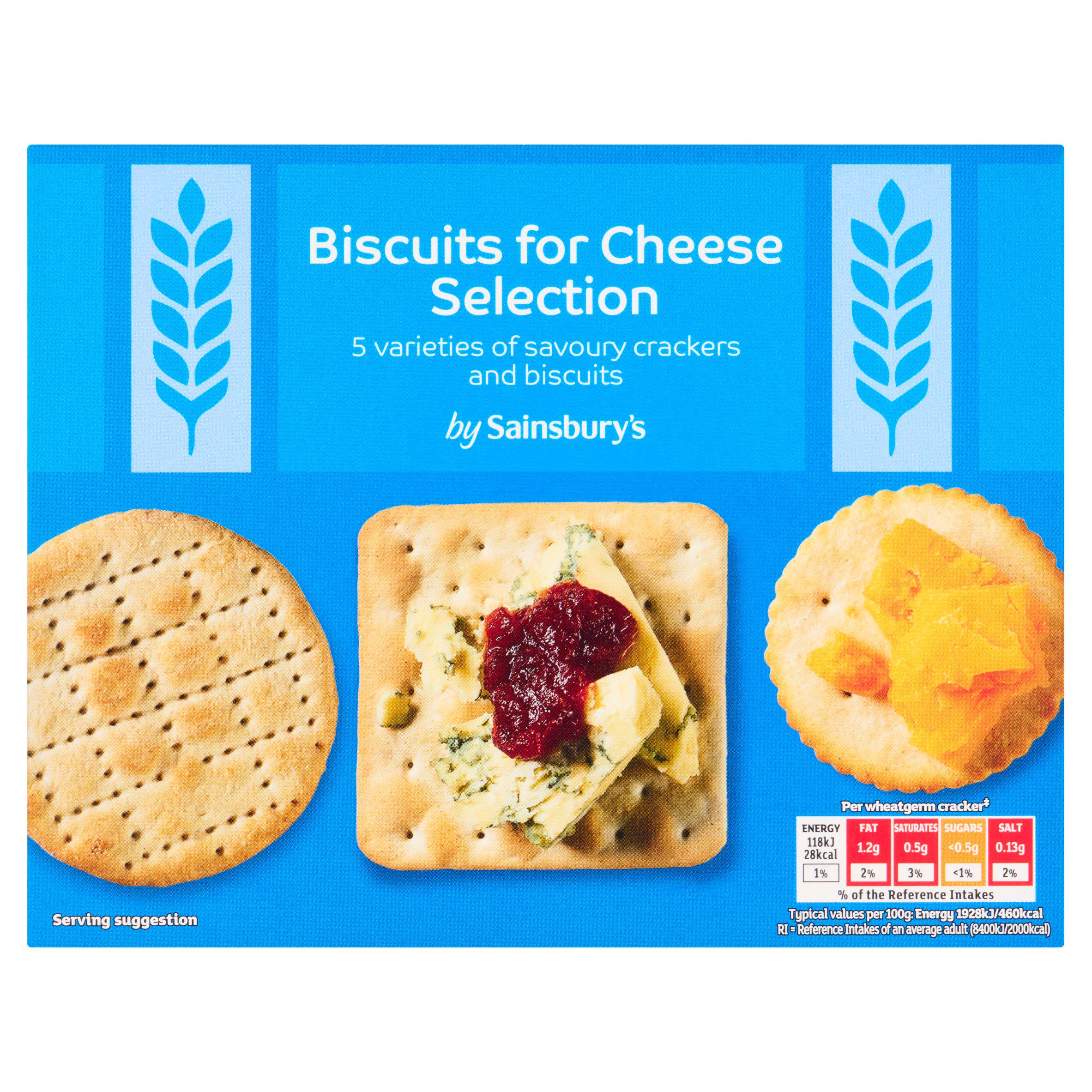 Sainsbury's 200g Cheese Selection Biscuits