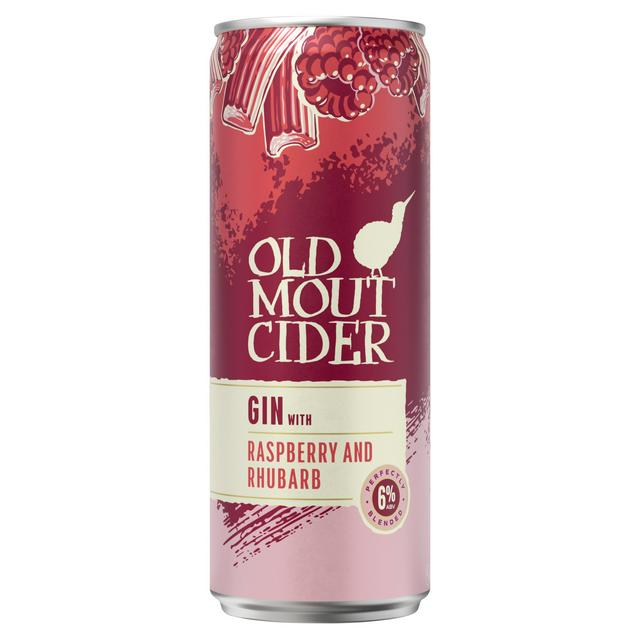 Old Mout Cider 330ml Gin Cocktail Raspberry & Rhubarb Can - gallery image 1