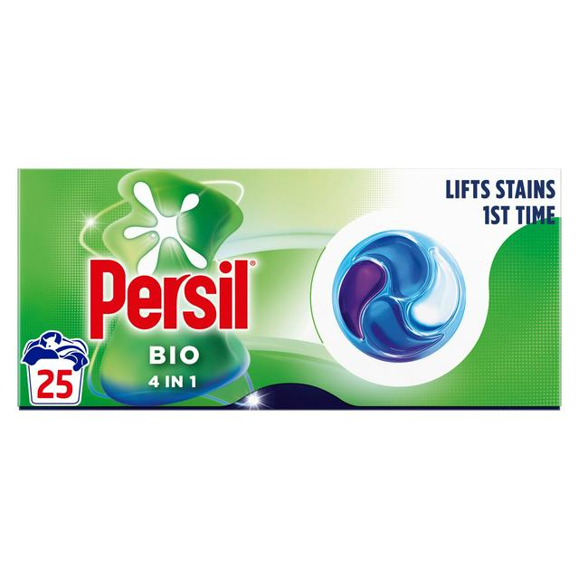 Fairy Persil 25 Washes 4 in 1 Fast Dissolving Bio Laundry Capsules