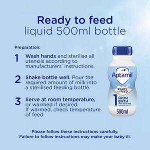 Aptamil 500ml 1 from Birth First Infant Milk - gallery image 3