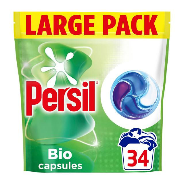 Fairy Persil 34 Washes 4 in 1 Fast Dissolving Bio Laundry Capsules