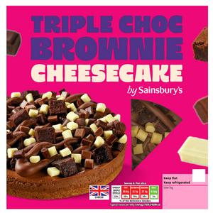 Sainsbury's Loaded 550g Raspberry Blondie Cheesecake