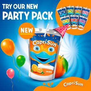 Capri Sun 20 x 200ml Orange Party Pack Kids Juice Drinks - gallery image 4