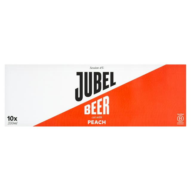 Jubel 10 x 330ml Beer Cut with Peach - gallery image 1