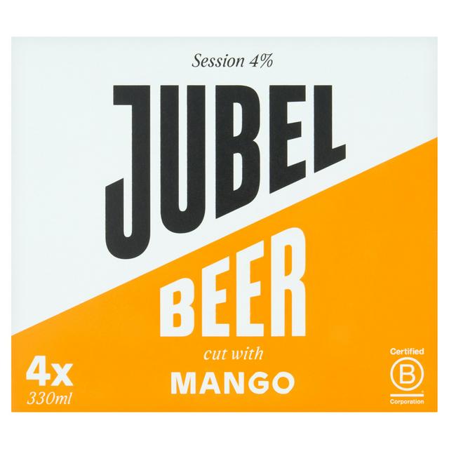 Jubel 4 x 330ml Cut Beer with Mango - gallery image 1