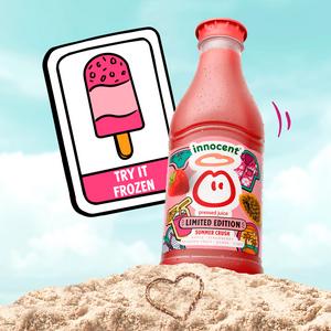 Innocent 900ml Summer Crush Strawberry, Lime & Guava Juice, Limited Edition - gallery image 5