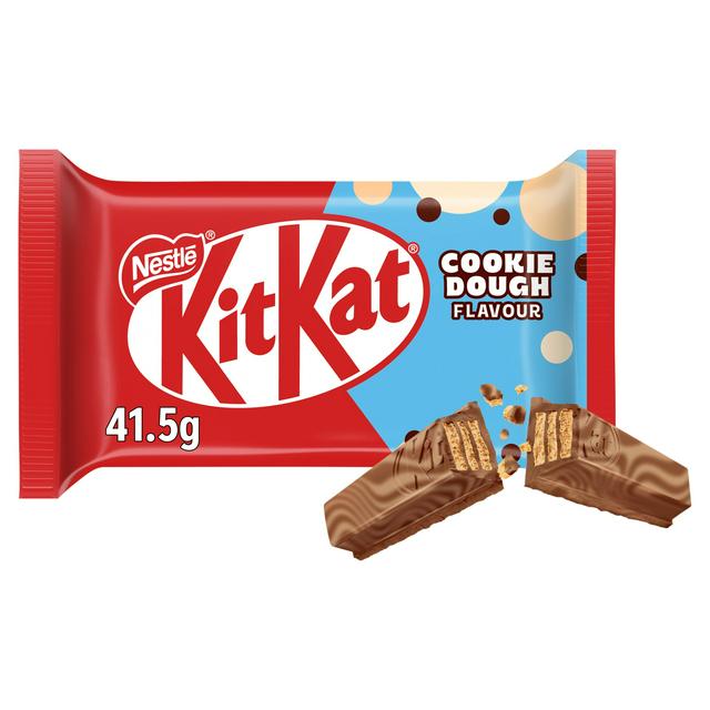 KitKat 41.5g 4 Finger Cookie Dough Flavour Chocolate Bar - gallery image 1
