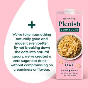 Plenish 1L Organic Chilled Dairy Free Oat Zero Sugar Drink - gallery image 3