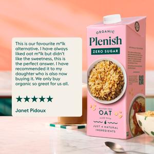 Plenish 1L Organic Chilled Dairy Free Oat Zero Sugar Drink - gallery image 6
