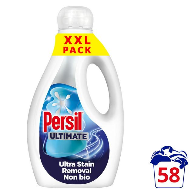 Persil Ultimate 58 washes Ultra Stain Removal Non Bio Liquid Detergent 1.566L - gallery image 1
