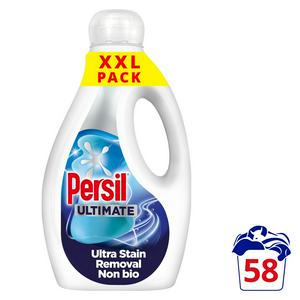 Persil Liquid Ultimate Extra Stain Removal Non Bio 58 Washes