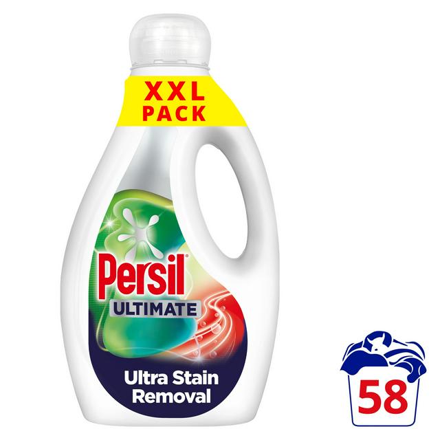 Persil Ultimate 58 Washes Ultra Stain Removal Biological Liquid Detergent 1.566L - gallery image 1