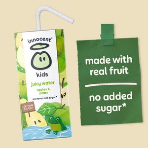 Innocent 3 x 200ml Apples & Pears Kids Juicy Water - gallery image 4