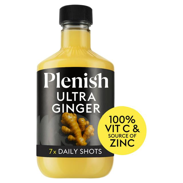 Plenish 7 x Shots Ultra Ginger Vitamin C + Zinc Dosing Bottle 420ml - gallery image 1