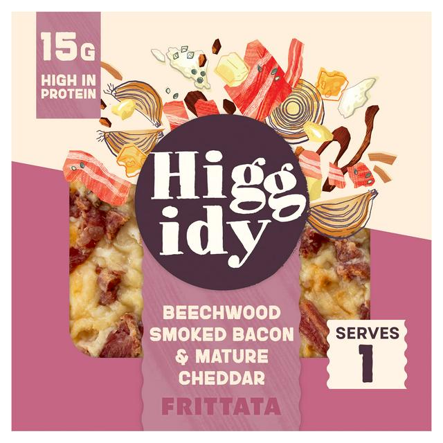 Higgidy 155g Beechwood Smoked Bacon & Mature Cheddar Frittata - gallery image 1