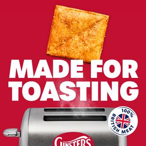 Ginsters 130g Smoked Ham & Cheddar Pastry Toastie - gallery image 2