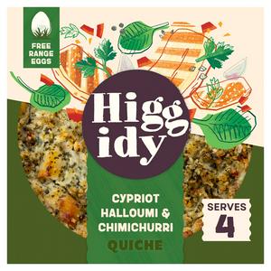 Higgidy 400g Cypriot Halloumi & Chimichurri Quiche - video