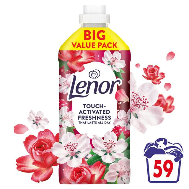 Lenor Base 59 Washes Wild Berries & Jasmine Fabric Conditioner - gallery image 1