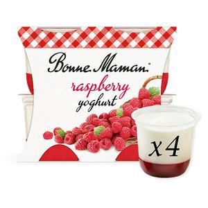 Bonne Maman Raspberry Yoghurt 4x115g