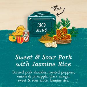 Charlie Bigham's 750g Sweet & Sour Pork with Jasmine Rice Ready Meal - gallery image 3