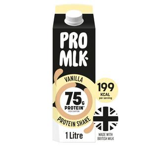 Pro Mlk 1L Vanilla Protein Shake Yogurt
