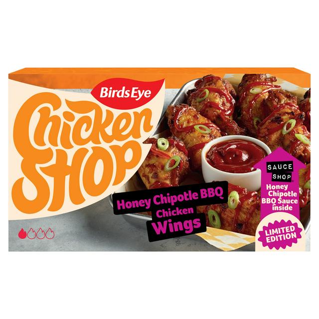 Birds Eye Chicken Shop 385g Honey Chipotle BBQ Chicken Wings, Limited Edition