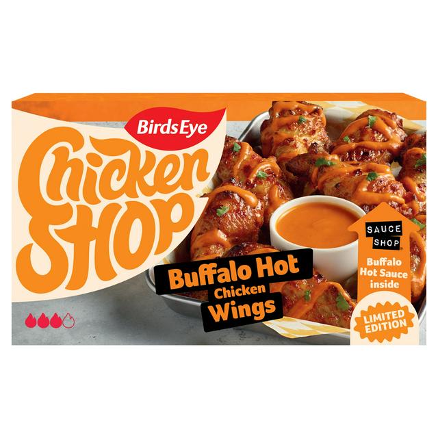 Birds Eye Chicken Shop 385g Buffalo Hot Chicken Wings, Limited Edition