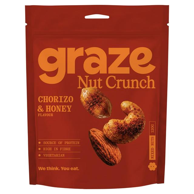Graze 120g Chorizo & Honey Flavoured Nut Medley - gallery image 1