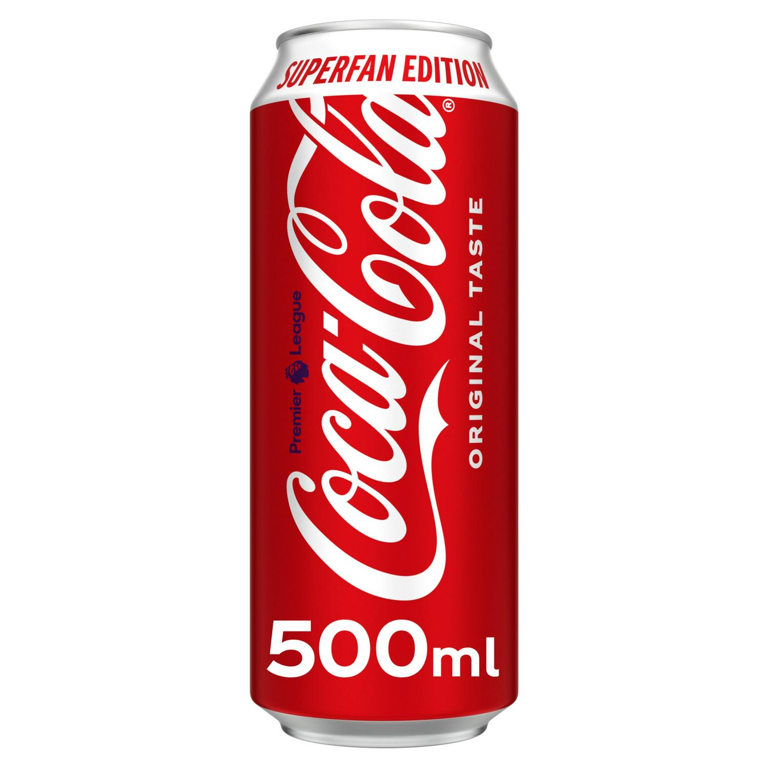 Coca-Cola 500ml Original Taste Soft Drink Can