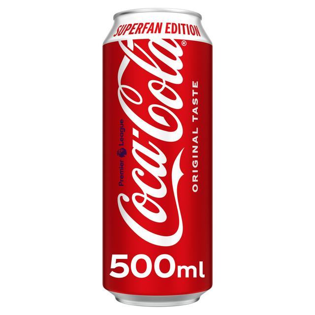 Coca-Cola 500ml Original Taste Soft Drink Can - gallery image 1