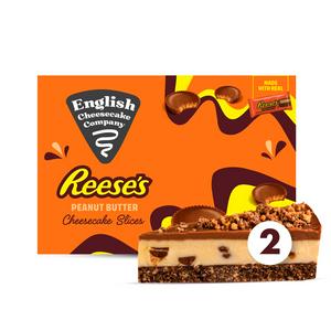 English Cheesecake Company 180g Peanut Butter Reese's Cheesecake Slices