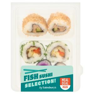 Sainsbury's 117g Med Pack Fish Sushi