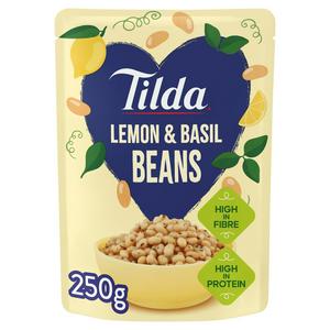 Tilda 250g Lemon & Basil Beans