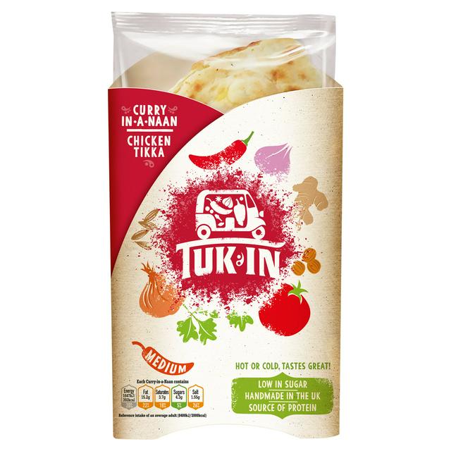 Tuk In 180g Curry in a Naan Chicken Tikka Wrap - gallery image 1