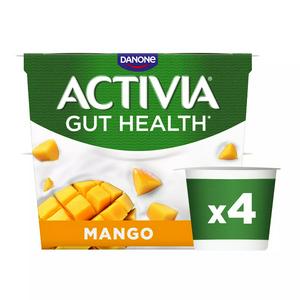 Activia 4 x 115g Mango Gut Health Multipack Yoghurt - video