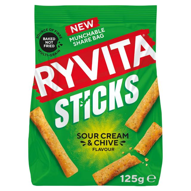 Ryvita 125g Sour Cream & Chive Sticks - gallery image 1