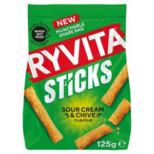 Ryvita 125g Sour Cream & Chive Sticks