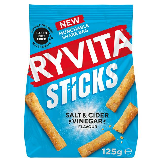 Ryvita 125g Salt & Vinegar Sticks - gallery image 1