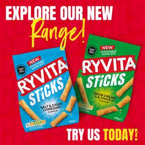 Ryvita 125g Salt & Vinegar Sticks - gallery image 5