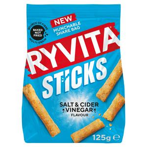 Ryvita 125g Salt & Vinegar Sticks