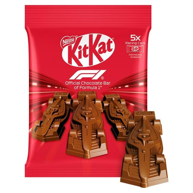 KitKat 5 x 11g F1 Car Figure Multipack Chocolate Bars - gallery image 1