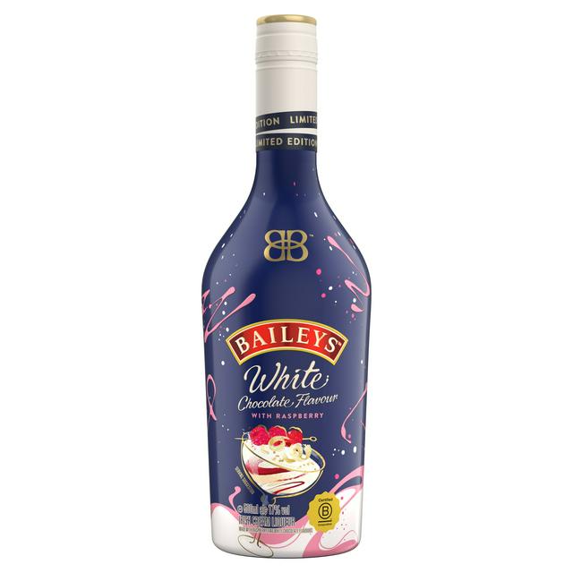 Baileys 50cl 17% Vol White Chocolate Flavour with Raspberry Liqueur Bottle