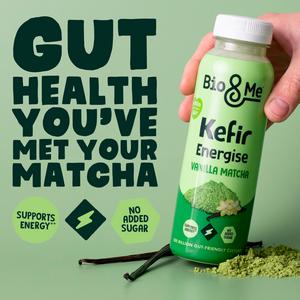 Bio&Me 280ml Vanilla Matcha Energise Kefir Yoghurt Drink - gallery image 2