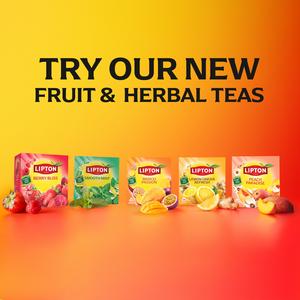 Lipton Berry Bliss 20 x 2.1g Raspberry, Strawberry & Hibiscus Pyramid Tea Bags - gallery image 5