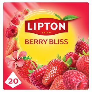 Lipton Berry Bliss 20 x 2.1g Raspberry, Strawberry & Hibiscus Pyramid Tea Bags