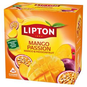 Lipton 20 x 1.8g Mango Passion Pyramid Tea Bags - gallery image 2