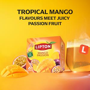 Lipton 20 x 1.8g Mango Passion Pyramid Tea Bags - gallery image 3