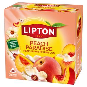Lipton Peach Paradise 20 x 2.3g Peach & White Hibiscus Pyramid Tea Bags - gallery image 2