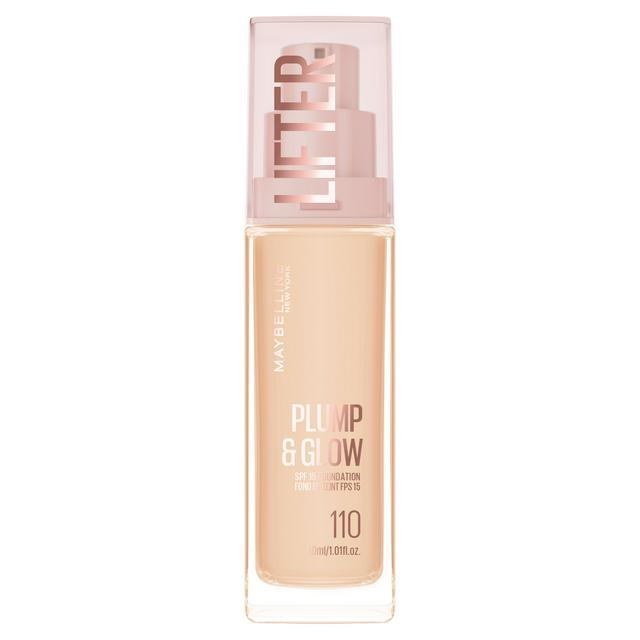 Maybelline New York Foundation, Lifter Plump & Glow All Day Wear Shade 110 - gallery image 1